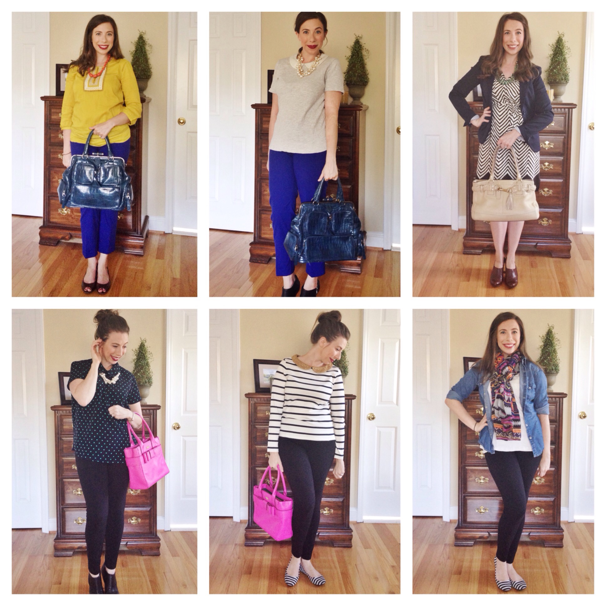 Recap of first 6 outfits in 30 Outfits 30 Days Challenge on Cup of Tea