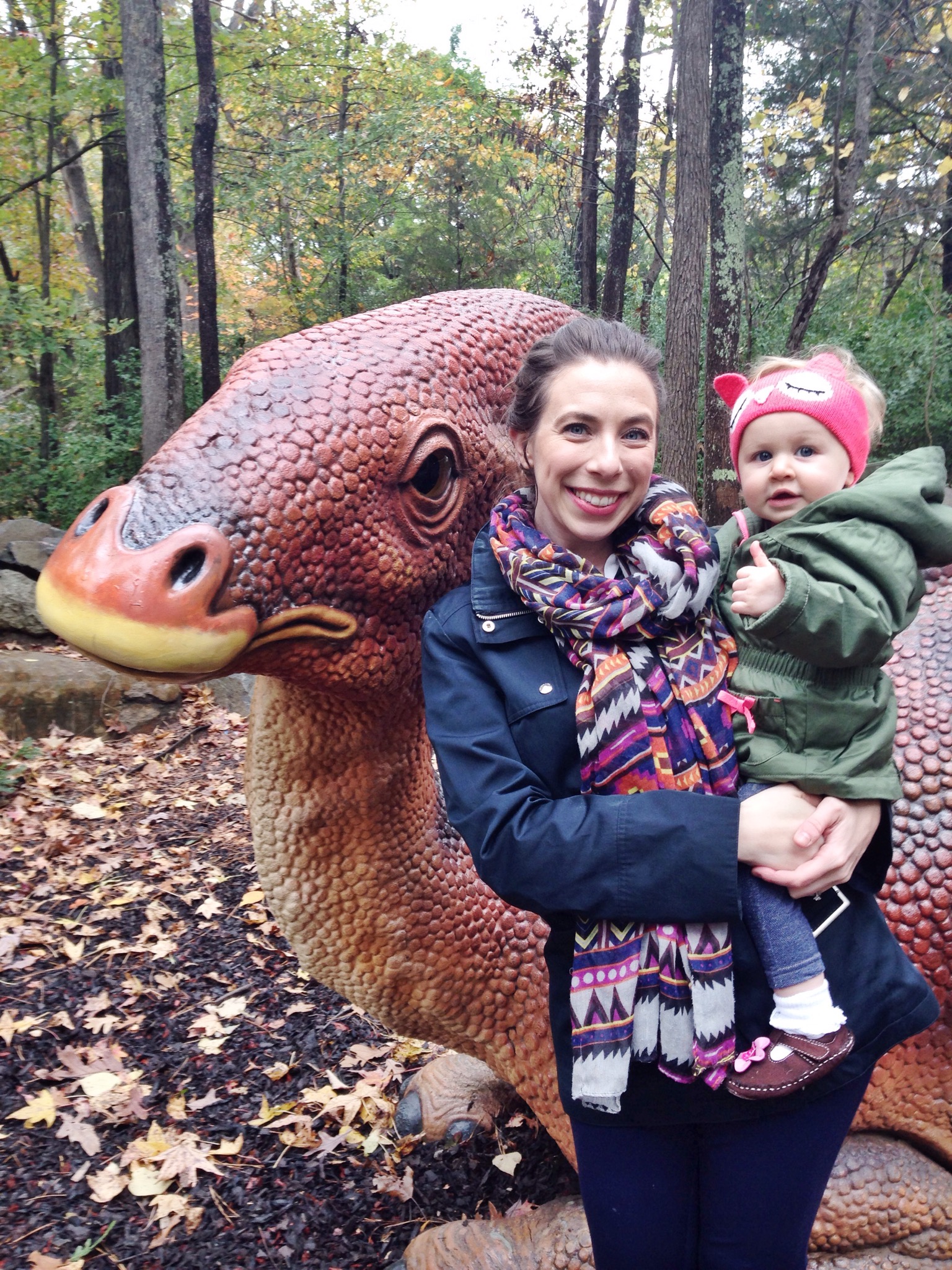 Meeting dinosaurs at the Durham Life & Science