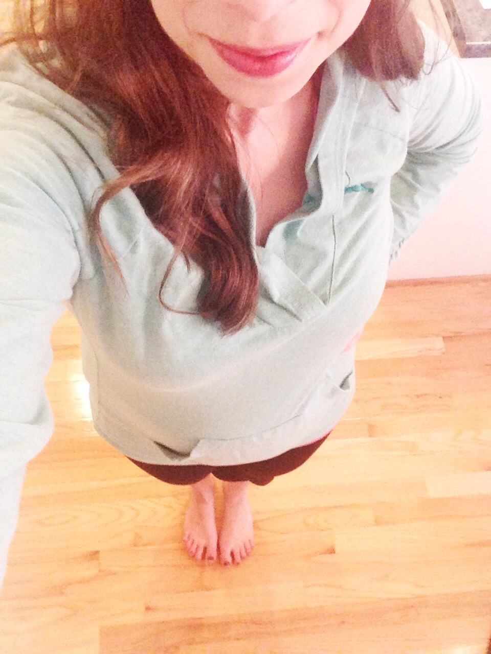 Wearing yoga pants post 30 Outfits in 30 Days Challenge on Cup of Tea