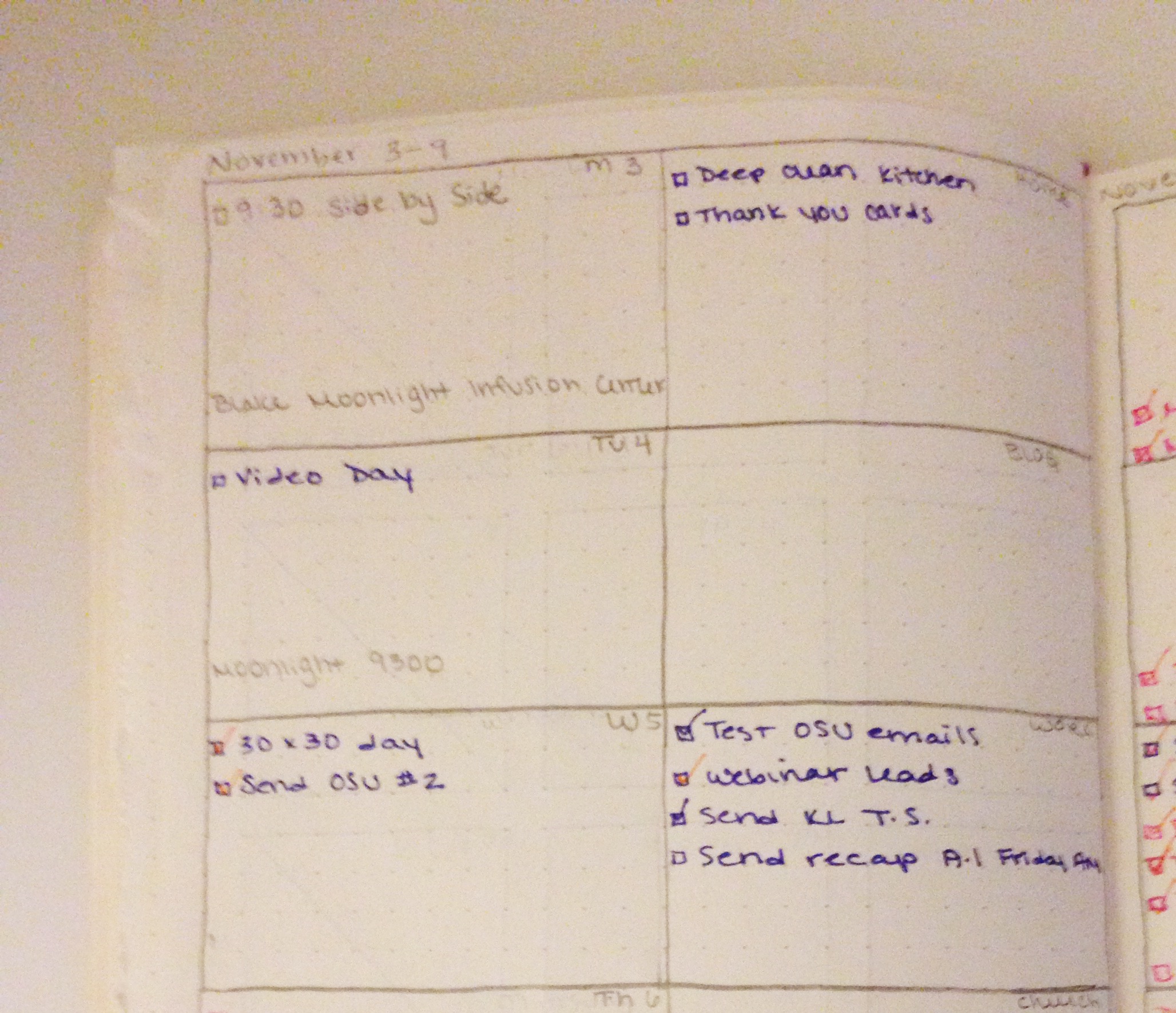 DIY Planner Moleskine Hack UPDATE Cup of Tea