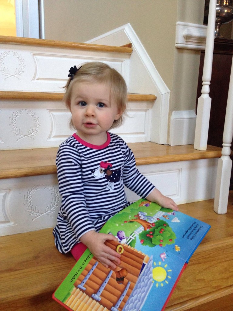 Elizabeth enjoying her play time with Nana with Mommy & Daddy were at the Auto Show