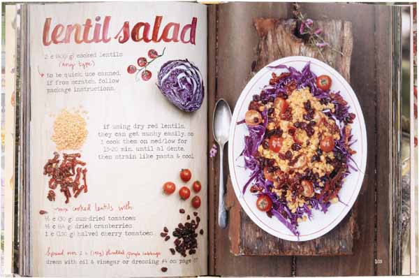 The Forest Feast - Lentil Salad example recipe