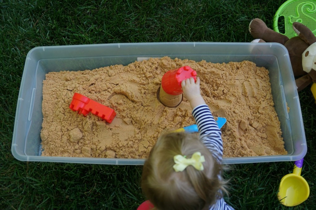 An easy DIY sandbox for only $4