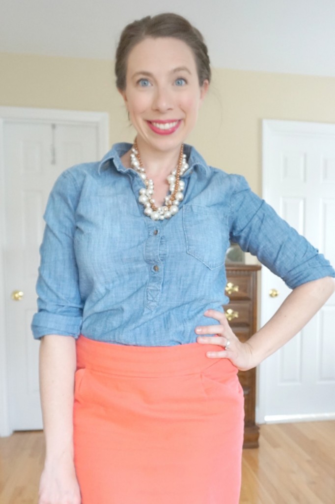 Spring Essentials including easy dresses, chambray and gingham anything, and a few beauty favorites.